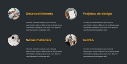 Funcionalidade De Layout De Tema Para Como Configurar Um Trabalho