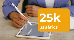 Vários Milhares De Usuários - Modelo De Site Comercial Premium