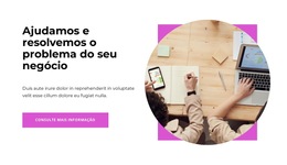 Auxílio No Desenvolvimento De Negócios - Modelo De Site Simples