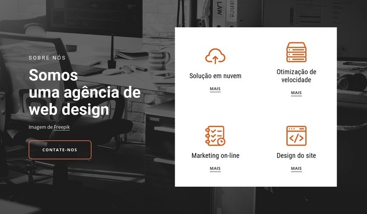 Soluções únicas Landing Page