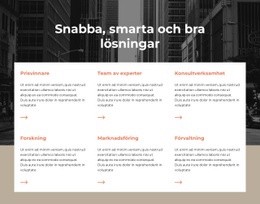 En Strategisk Omvandling - HTML- Och CSS-Mall
