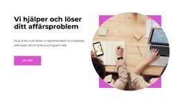 Assistans Vid Affärsutveckling - Enkel Webbplatsmall