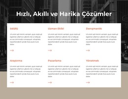 Stratejik Bir Dönüşüm - HTML Ve CSS Şablonu