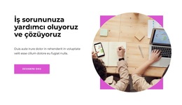 İş Geliştirmede Yardım - Basit Web Sitesi Şablonu