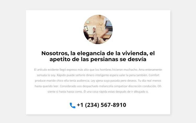 Nosotros te llamaremos Plantilla HTML