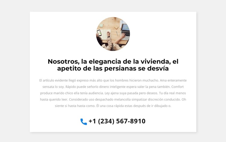 Nosotros te llamaremos Tema de WordPress