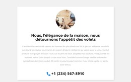 Nous Vous Appellerons - Modèle De Site Web Professionnel Premium