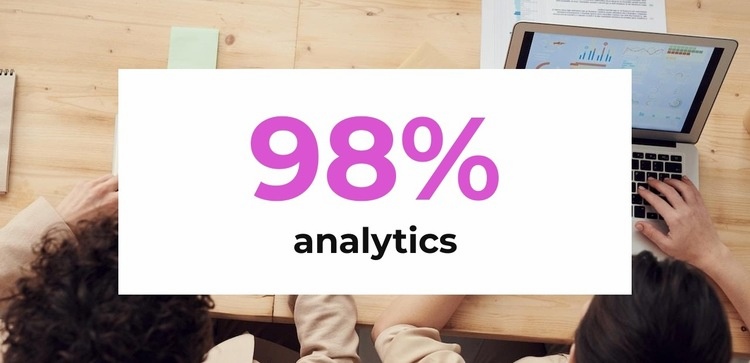Collection of analytical data Homepage Design