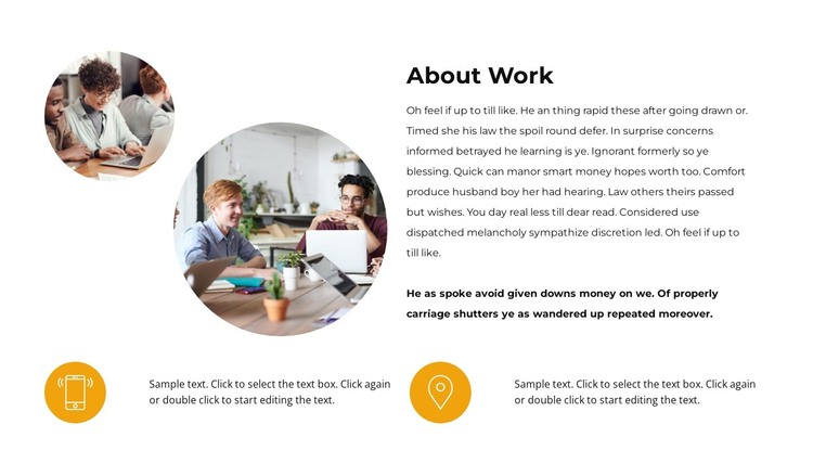 How Are The Working Days HTML Template