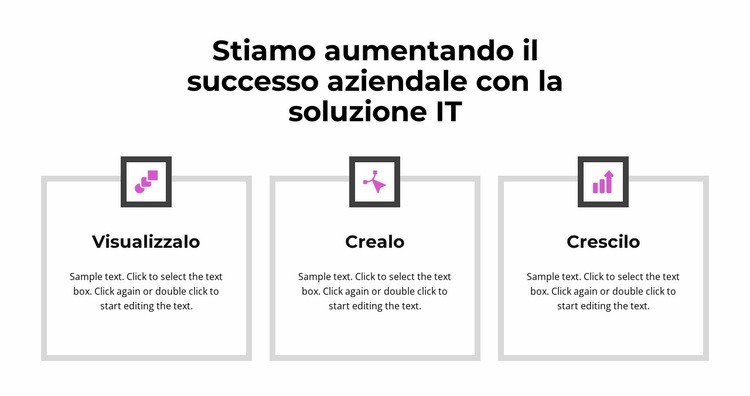 Passo verso l'obiettivo Progettazione di siti web