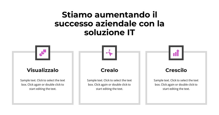 Passo verso l'obiettivo Modello di sito Web