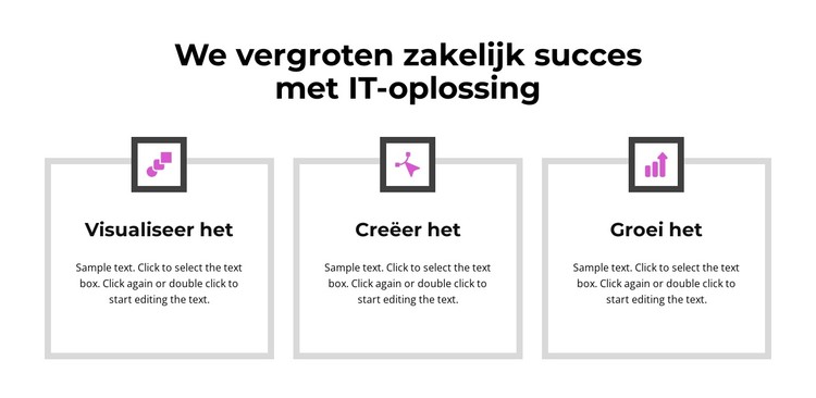 Stap naar het doel CSS-sjabloon