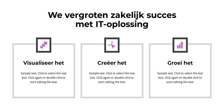 Stap naar het doel HTML-sjabloon