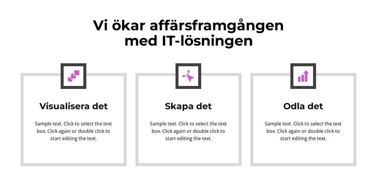 Kliv mot målet HTML-mall