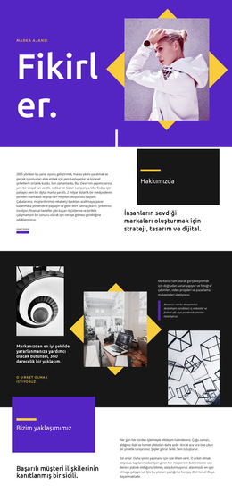 Fikirler - Hazır Web Sitesi Teması