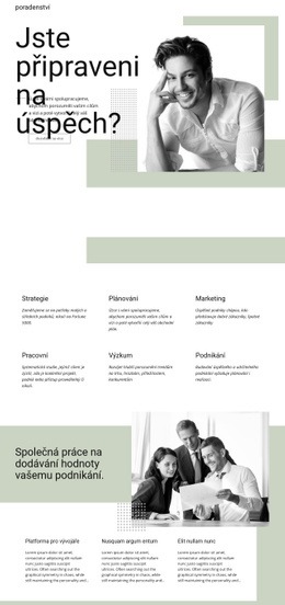 Porozumění Podnikání – Šablona Osobních Webových Stránek