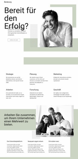 Geschäft Verstehen - Ultimatives Website-Design