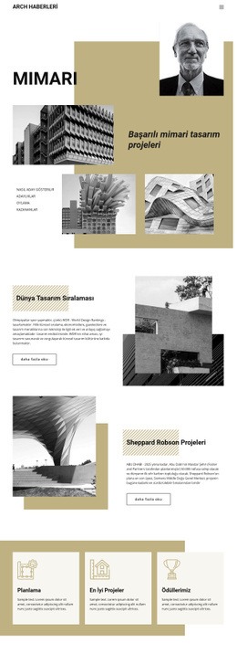 Mimari Tasarım Açılış Sayfaları