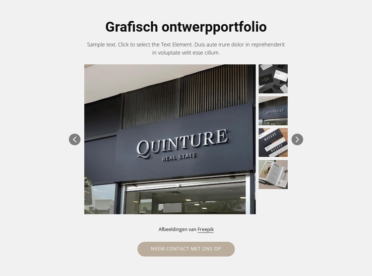 Ontwerpportfolio WordPress-thema