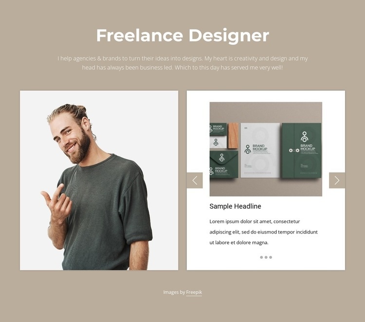 Brilliant  portfolio Squarespace Template Alternative