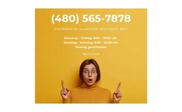 Fordern Sie Einen Kurzen Anruf An – Kostenlose HTML5-Vorlage