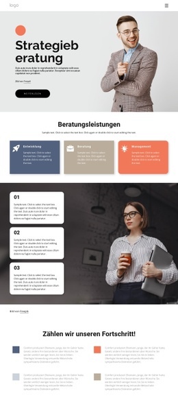 Website-Design Für Globale Beratung