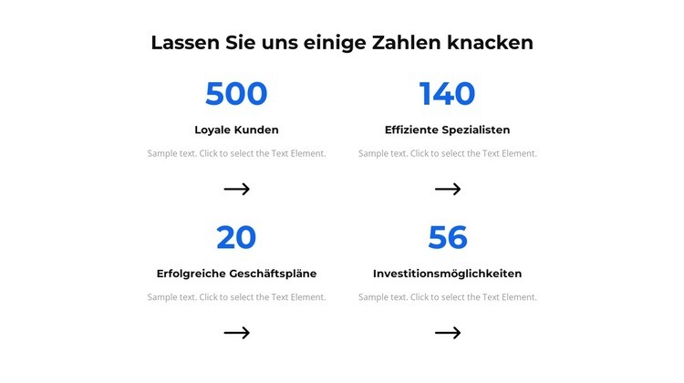 Lassen Sie uns einige Zahlen knacken Website design