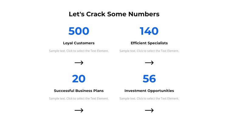 Let's crack some numbers Elementor Template Alternative