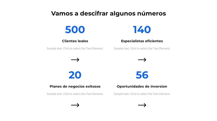 Vamos a descifrar algunos números Plantillas de creación de sitios web