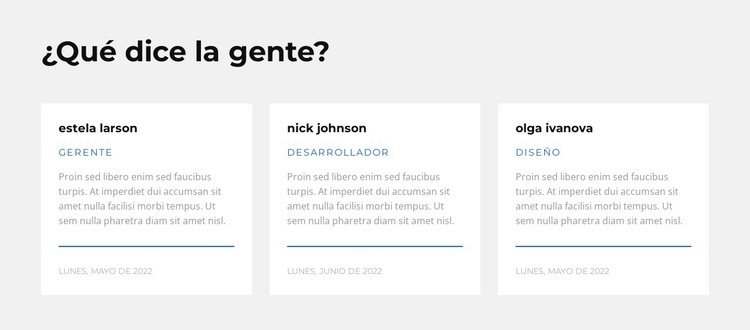 opiniones contrastantes Diseño de páginas web