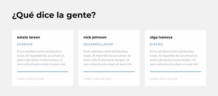 opiniones contrastantes Plantilla de una página