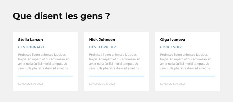 Des avis contrastés Conception de site Web