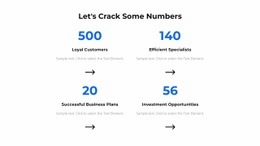 Let's crack some numbers - Html Code Example by Nicepage