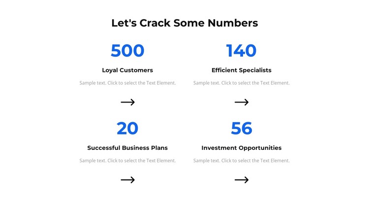 Let's crack some numbers HTML Template