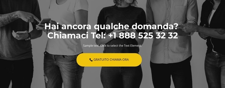 Gestore chiamate Modelli di Website Builder