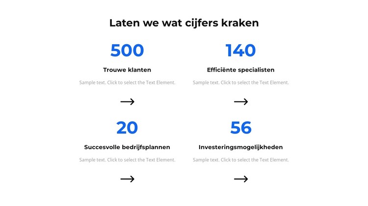 Laten we wat cijfers kraken CSS-sjabloon