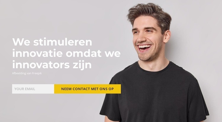 Toekomst in innovatie Html Website Builder