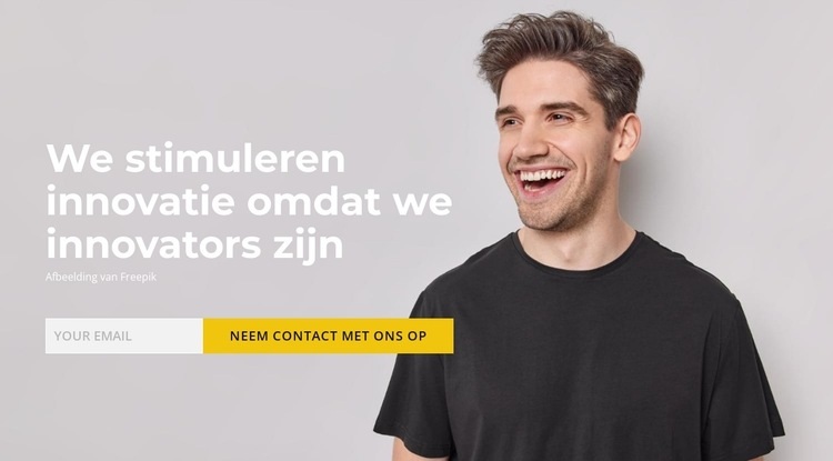 Toekomst in innovatie HTML5-sjabloon