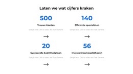 Premium Website-Ontwerp Voor Laten We Wat Cijfers Kraken