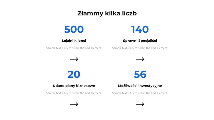 Złammy kilka liczb Projekt strony internetowej