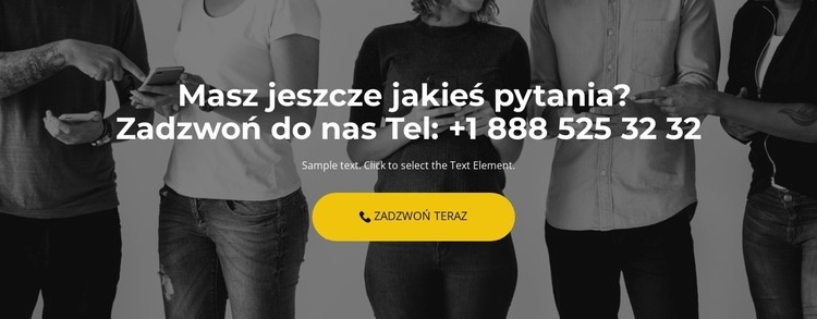 Menedżer połączeń Szablon jednej strony