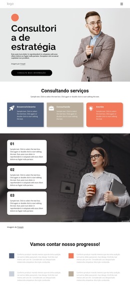 Consultoria Global - Melhor Design De Modelo De Site