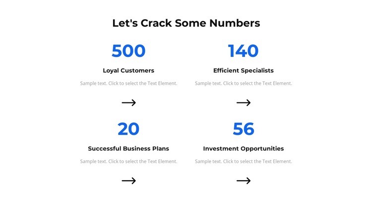 Let's crack some numbers Squarespace Template Alternative