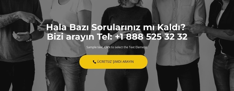 Çağrı yöneticisi Html Web Sitesi Oluşturucu