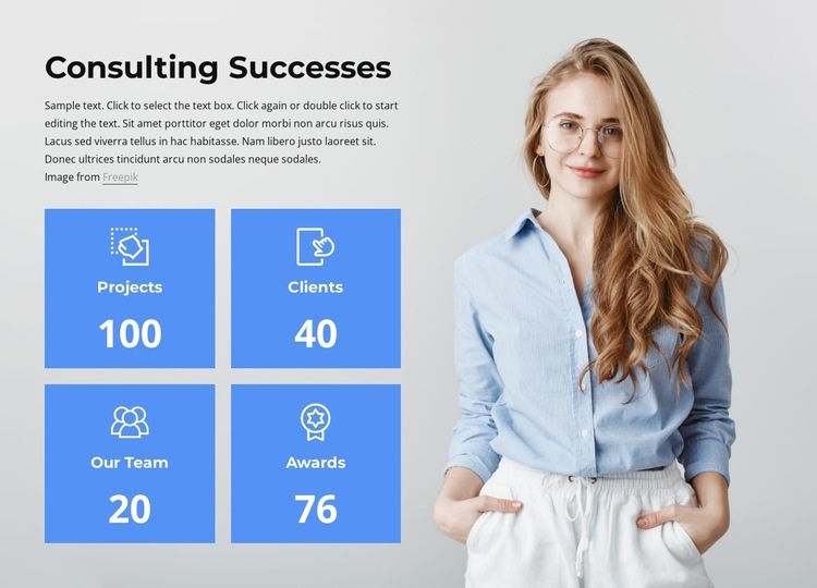 Successful work Webflow Template Alternative