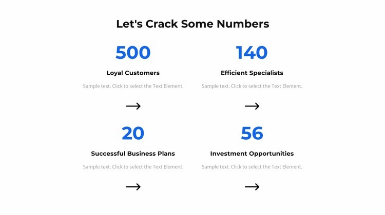 Let's crack some numbers Webflow Template Alternative