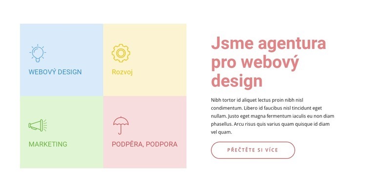 Specializujeme se na digitální marketing Šablona HTML