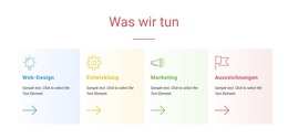 Gestalten Und Entwickeln - Bestes Website-Vorlagendesign