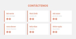 Miembros Del Equipo - Plantilla HTML Gratuita