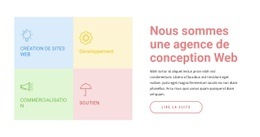Nous Sommes Spécialisés Dans Le Marketing Numérique - Modèle De Maquette De Site Web